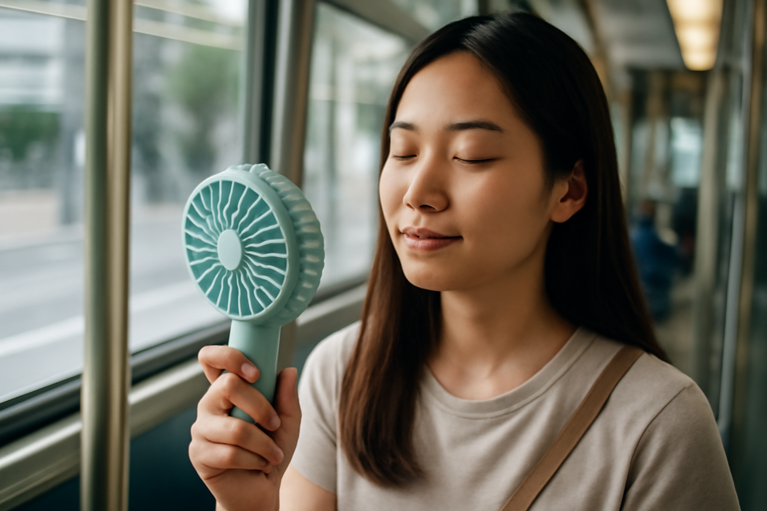 Kipróbáltuk a mini kézi ventilátorokat tömegközlekedésen